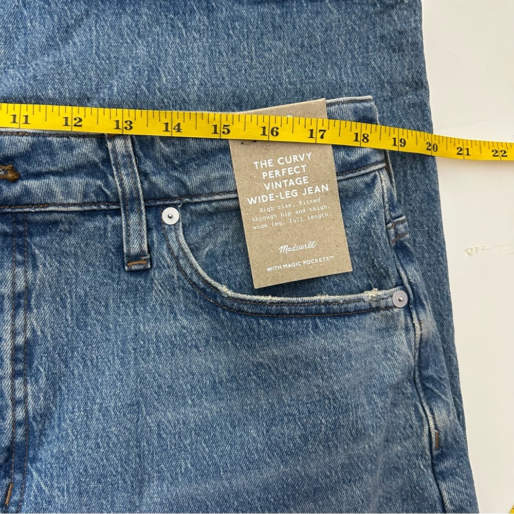 Madewell The Curvy Perfect Vintage Wide-Leg Jean (size  32) - Picture 9 of 12